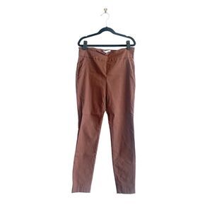 Camber & Grace Dress Pants Brown Women's M Pull On Stretchy No Pockets